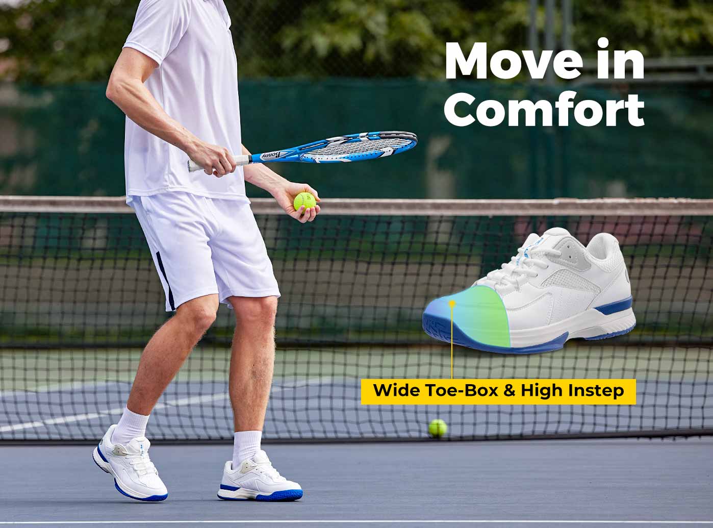 Men's Court Tennis Amadeus V1 - Image 3